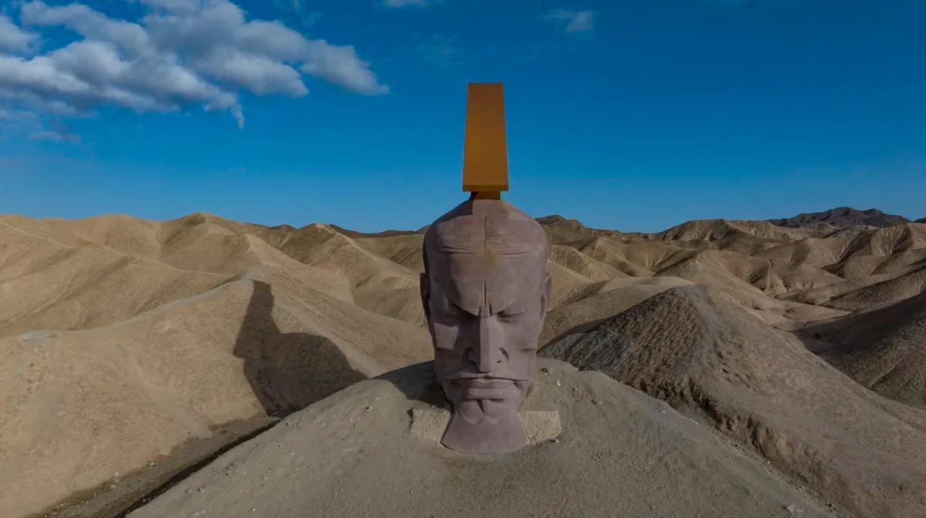 《汉武雄风》雕像（图源：人文摄影师　陈霖）