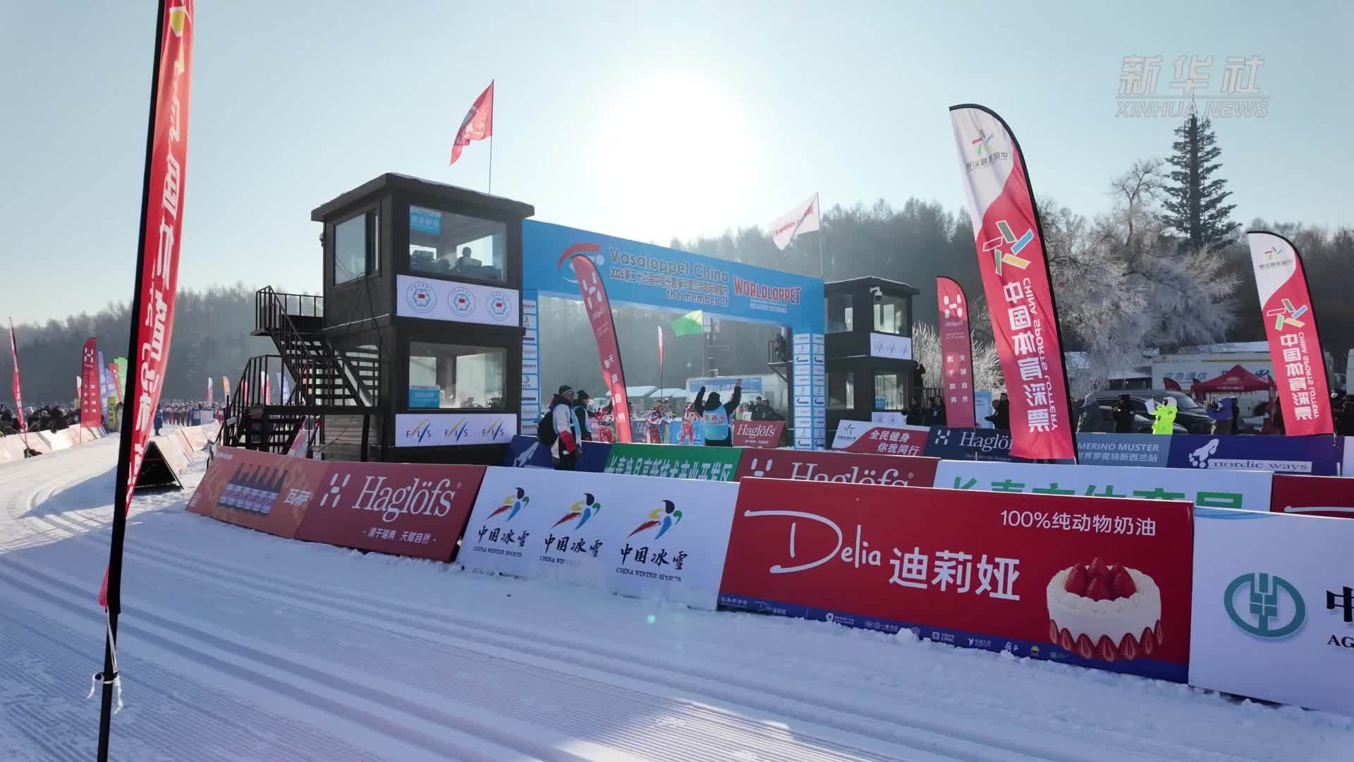 瓦萨滑雪节上外国友人的中国冰雪运动体验