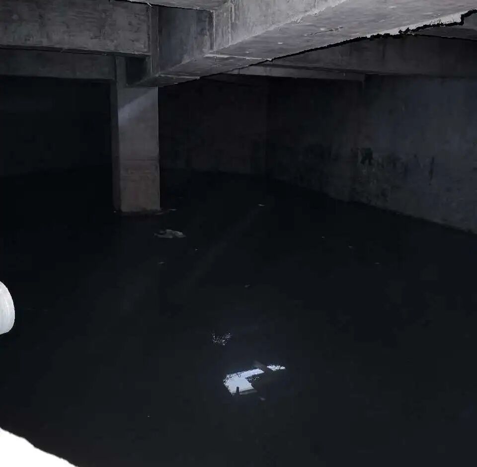 ▲消防水池水量不足