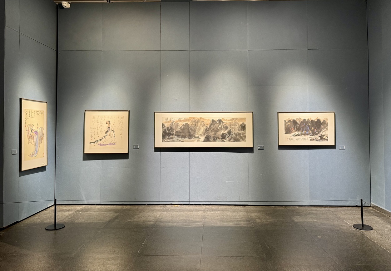 “刘左钧中国画展”于长沙李自健美术馆隆重开幕