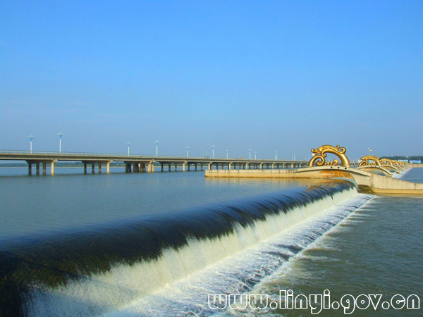 (橡胶坝 图源临沂市人民政府官网)