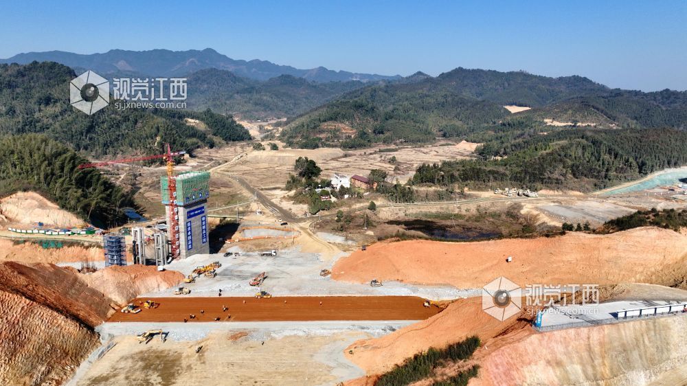 江西分宜:大岗山水利枢纽建设忙(图)