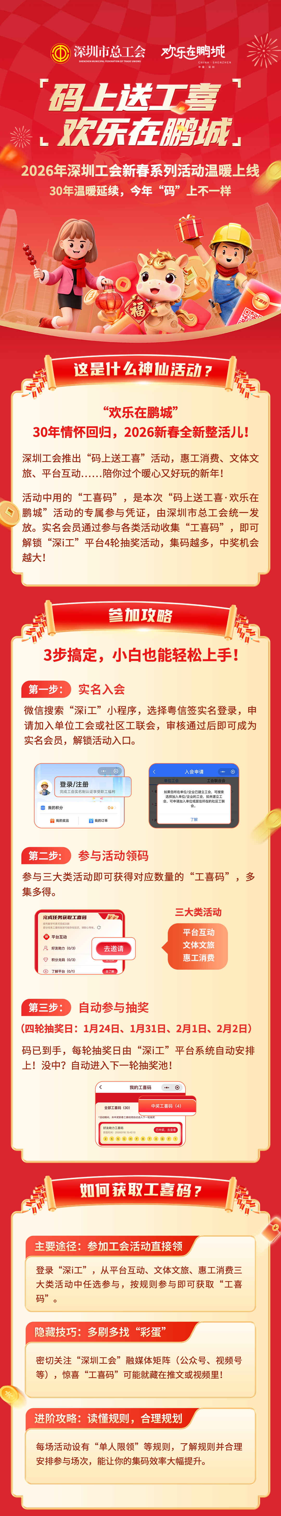 30年“欢乐在鹏城”品牌活动全面升级 深圳工会“工喜码”串联城市年味 送出10万好礼