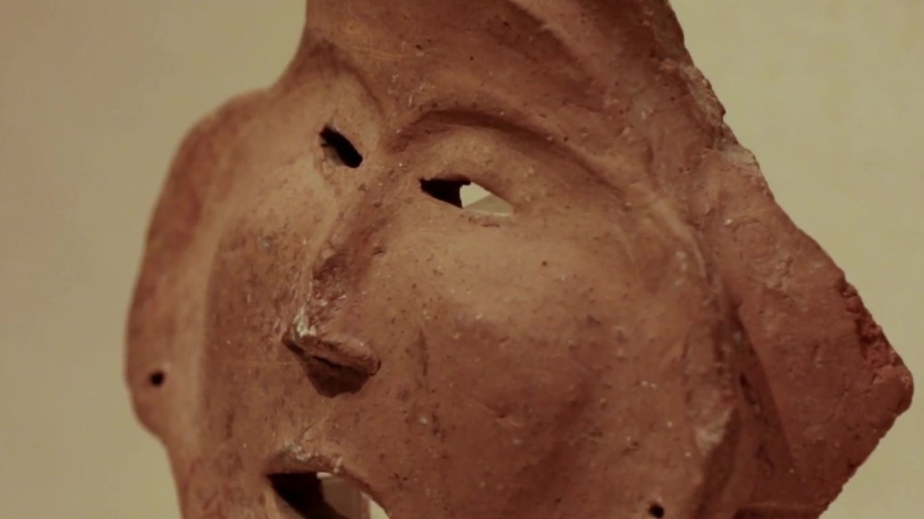 小澜探馆㊺·红陶人面像：穿越时空的微笑