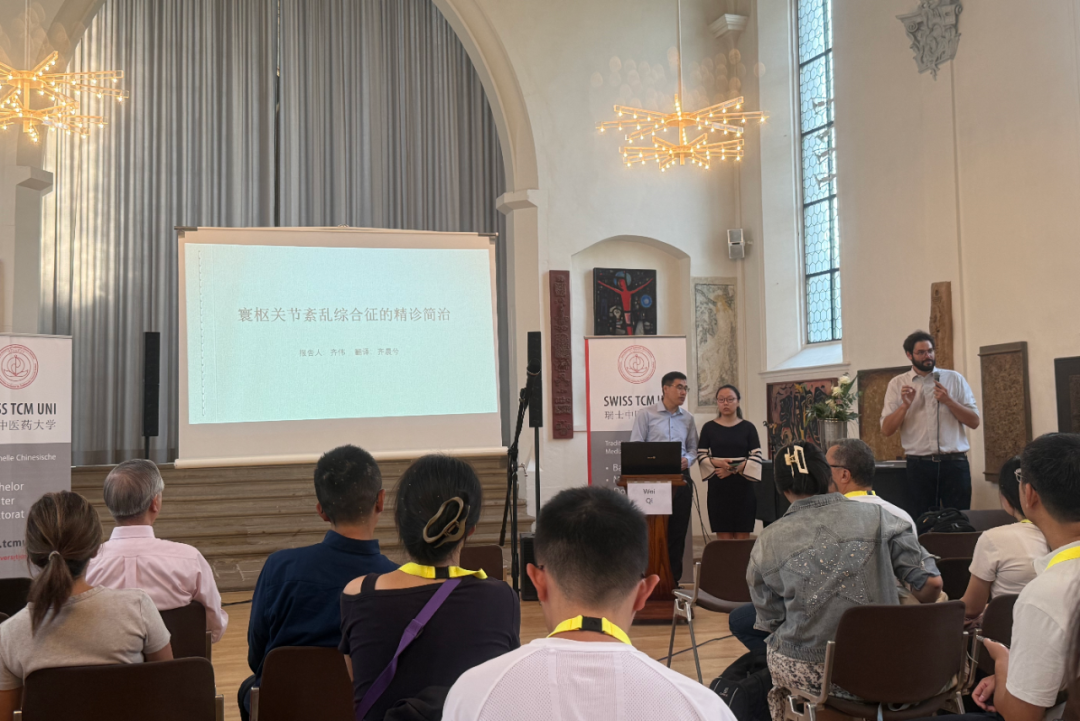 齐伟在海外分享中医治疗经验