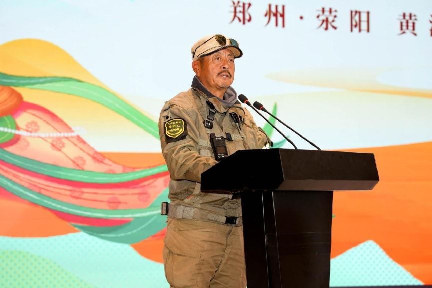 东天山骆驼队队长蒋晓亮