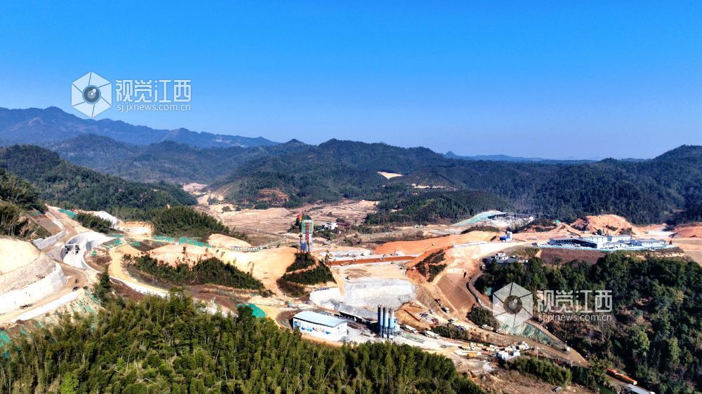 江西分宜:大岗山水利枢纽建设忙(图)