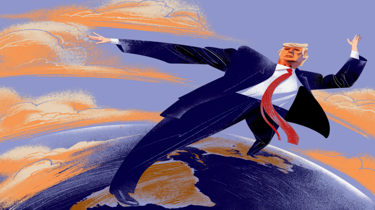 ▎特朗普推行的唐罗主义(新时代的门罗主义)旨在主导美洲。图源:Wall Street Journal