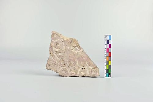 柏人城遗址出土的四铢半两钱范母。刘才铭摄