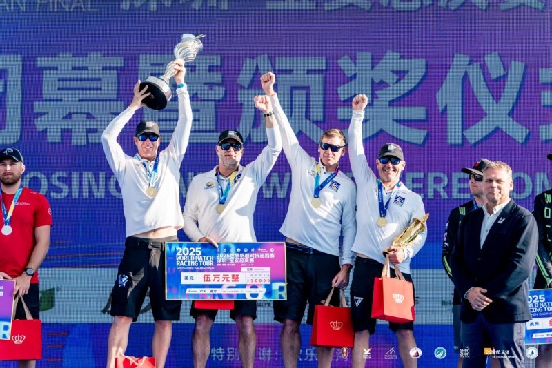 天王表助力世界帆船对抗巡回赛，见证驭风逐时的巅峰荣光