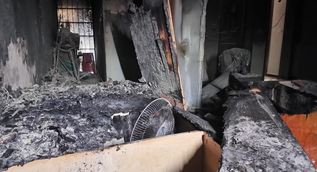 赣州一市民给小猫烤“小太阳”引发火灾 一名15岁女孩被困室内