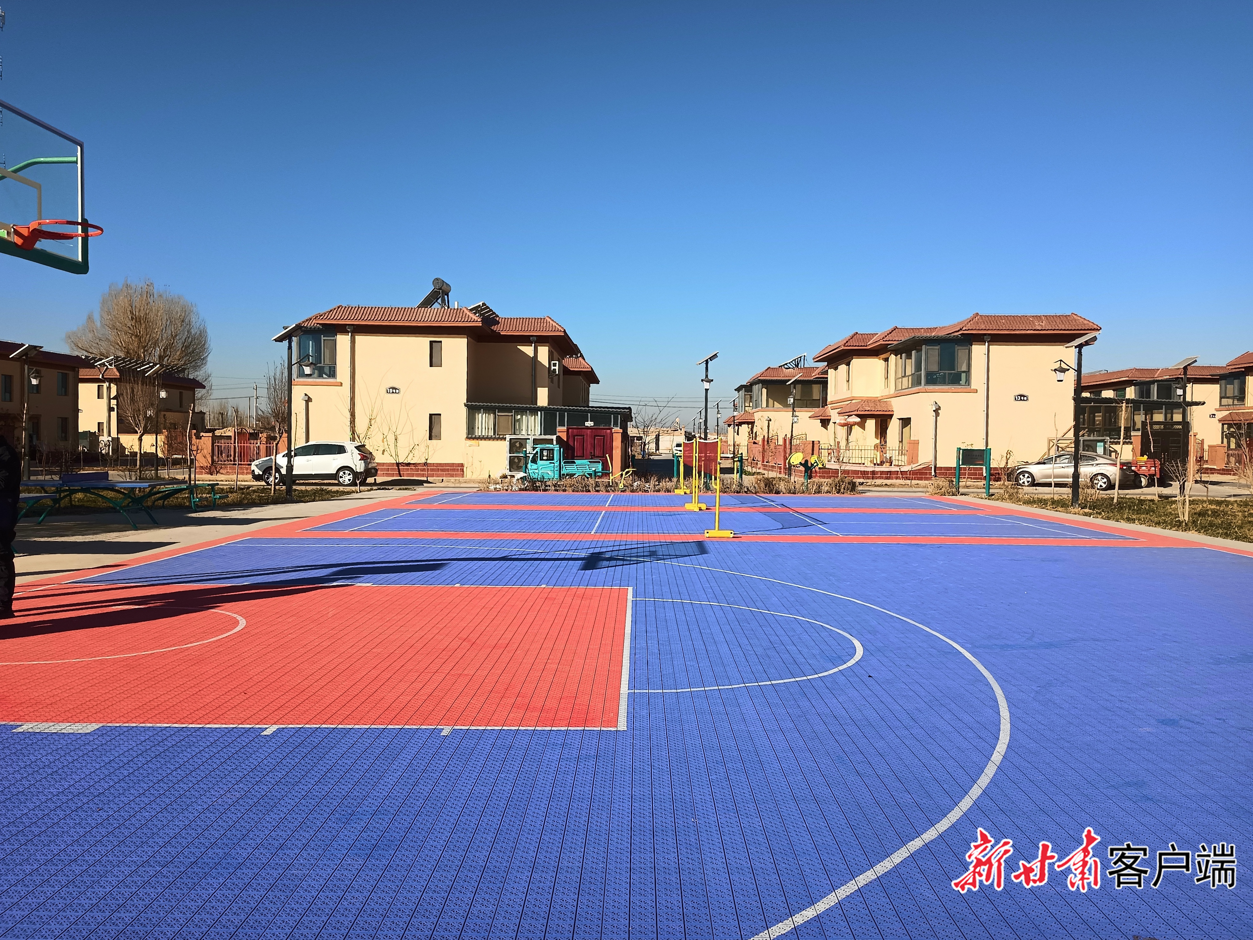 酒泉市肃州区银达镇黑水沟村全民健身场地