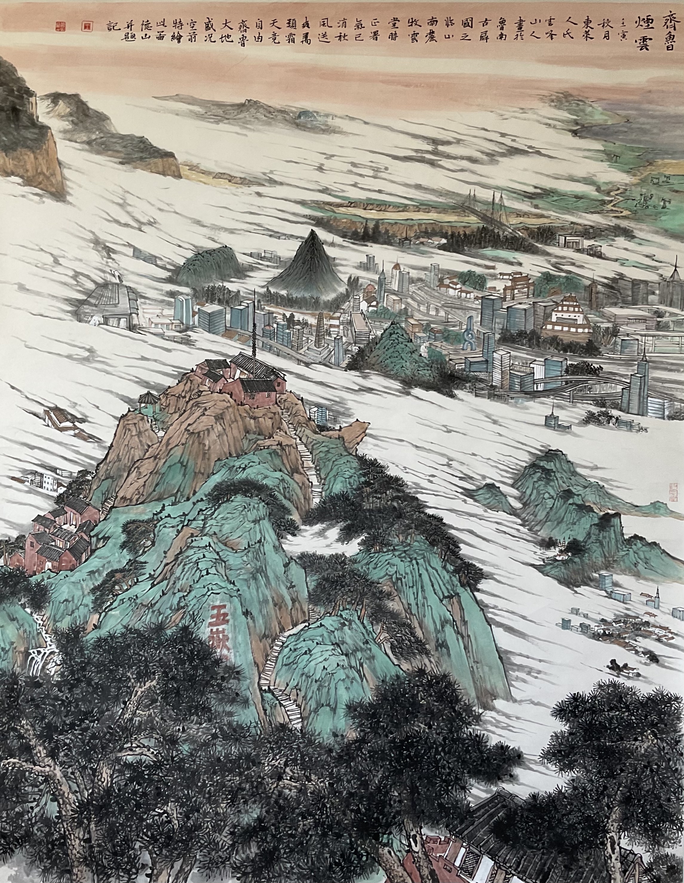 我看德山画山水