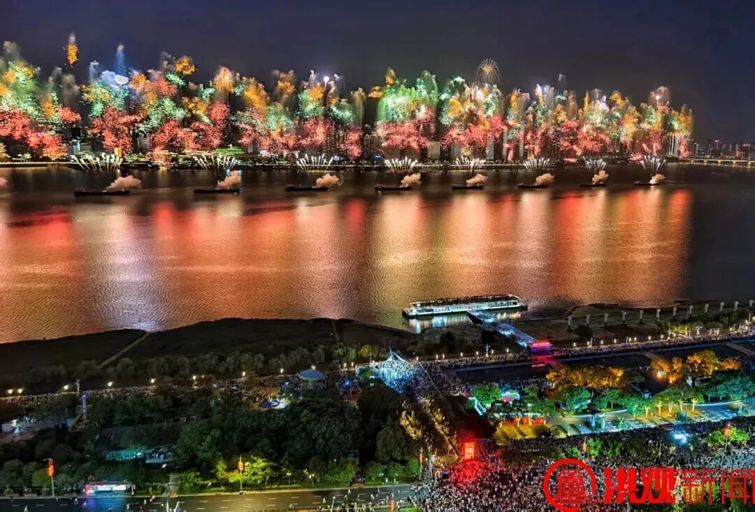 烟花晚会(资料图 )