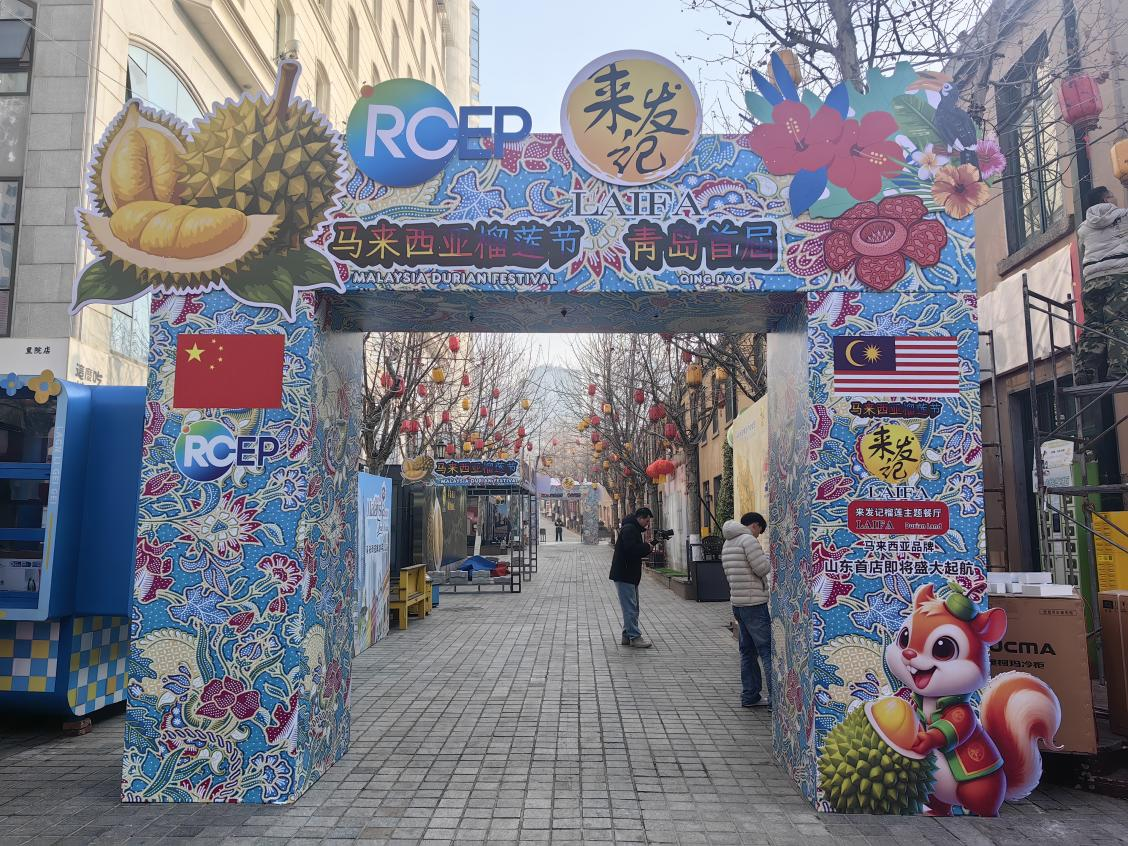 RCEP架梁山海 榴莲为媒绘盛景 首届马来西亚（青岛）榴莲节香聚大鲍岛