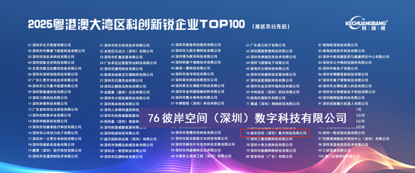 彼岸空间荣登2025粤港澳大湾区科创新锐企业TOP100,数字福利服务获行业关注