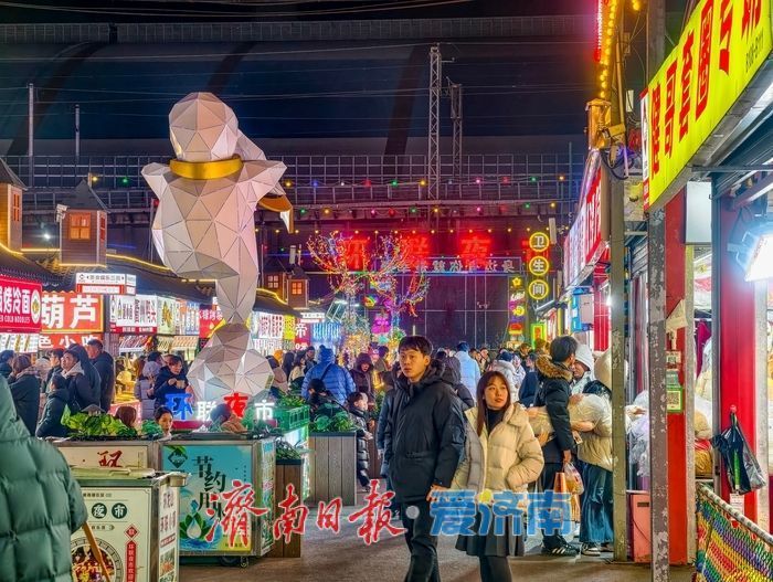 一年四季 泉在济南丨活力泉城，烟火冬夜
