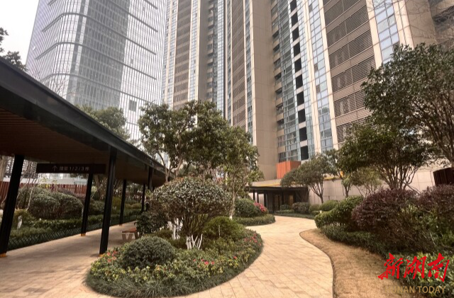 （华远华中心住宅。 刘乐 摄）