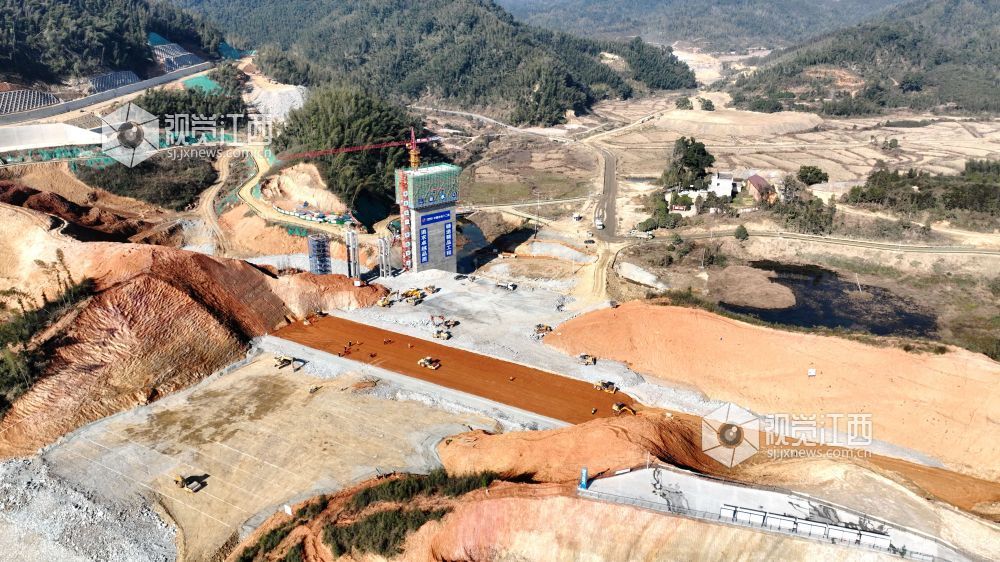 江西分宜:大岗山水利枢纽建设忙(图)