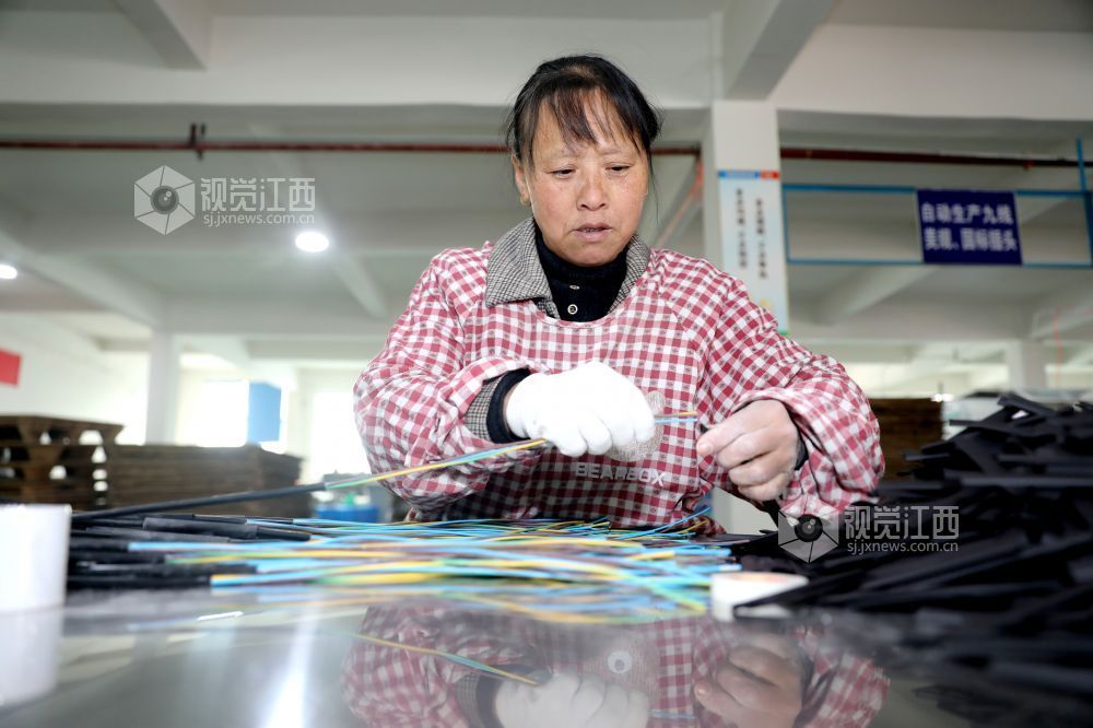 江西峡江:订单足 生产忙(图)