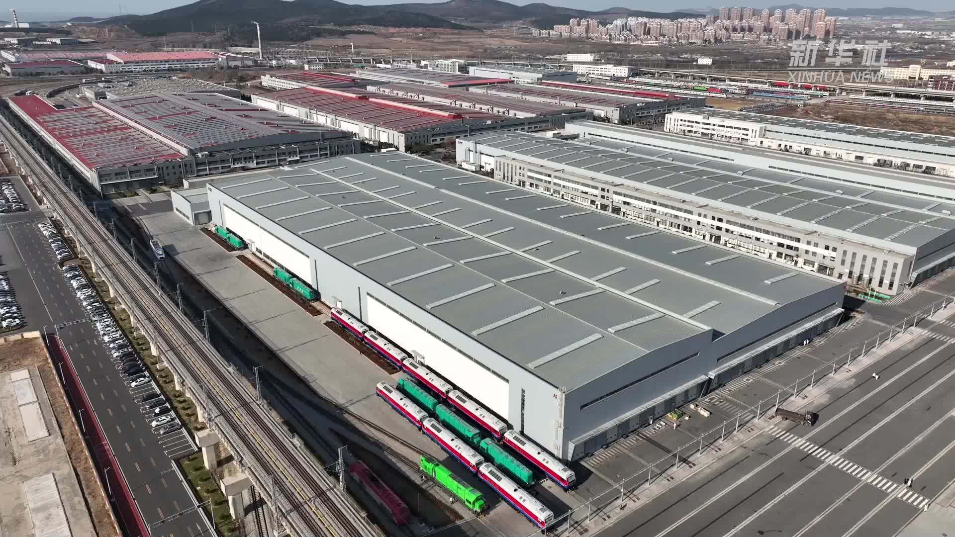 飞阅大连“超级工厂”：中车大连机车车辆有限公司