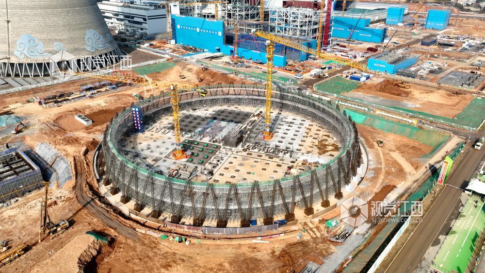江西分宜:发电厂项目建设正酣(图)