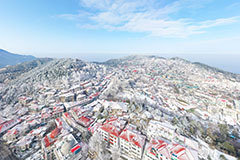 庐山雪景分外妖娆