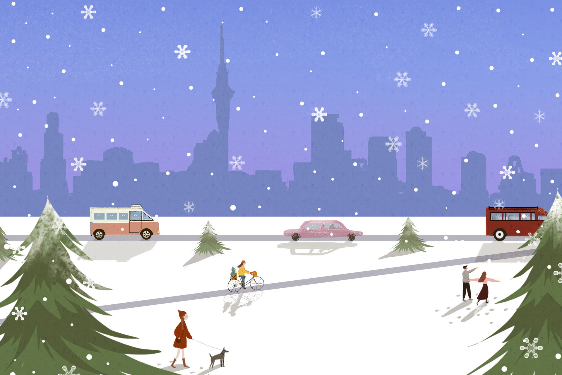 多措并举 城阳交警护航雪天道路交通安全畅通