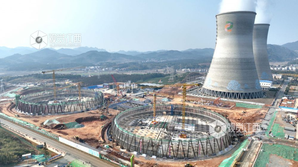 江西分宜:发电厂项目建设正酣(图)