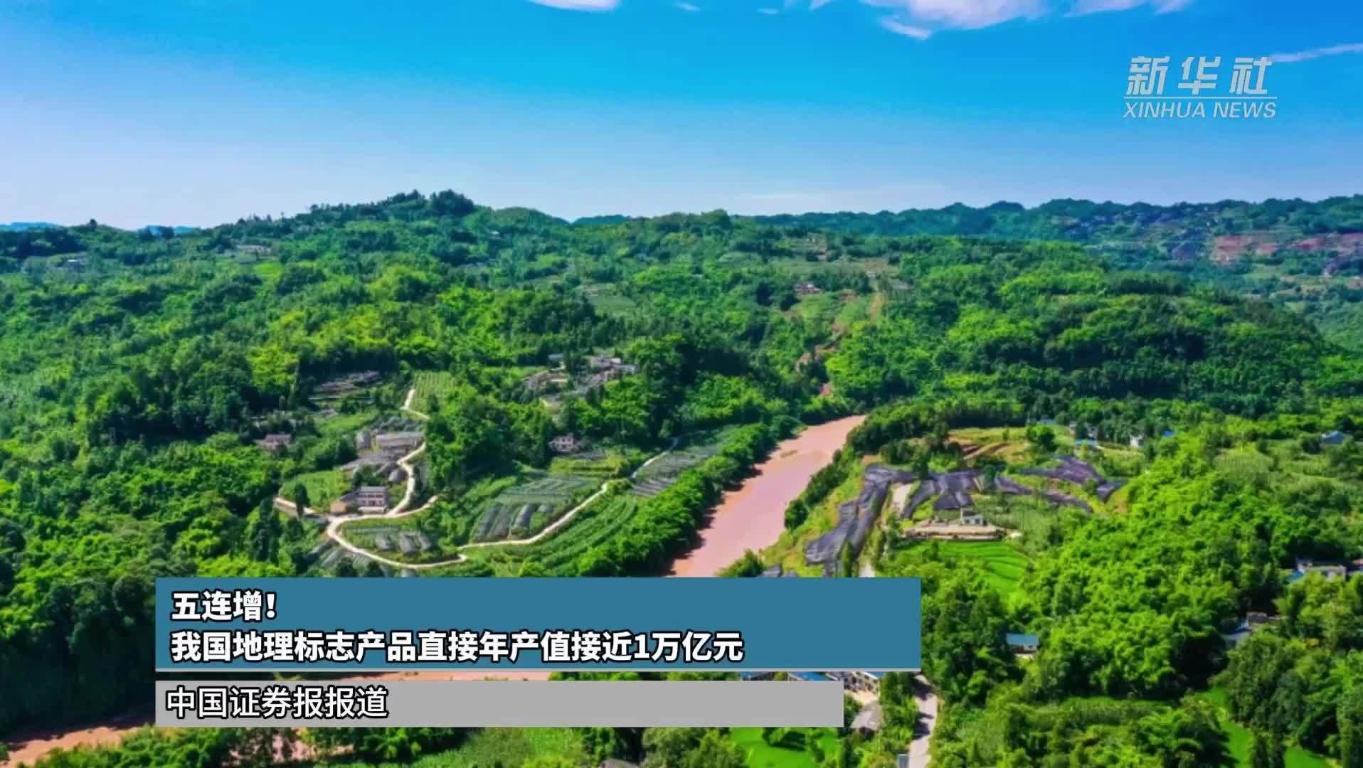 五连增！我国地理标志产品直接年产值接近1万亿元