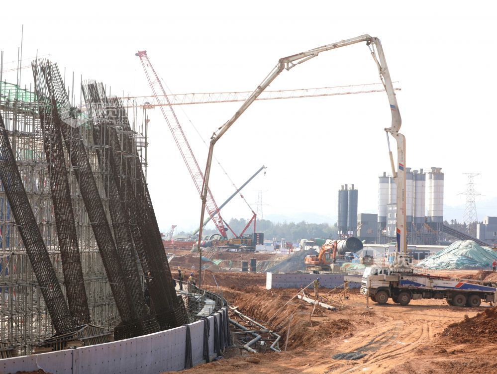 江西分宜:发电厂项目建设正酣(图)