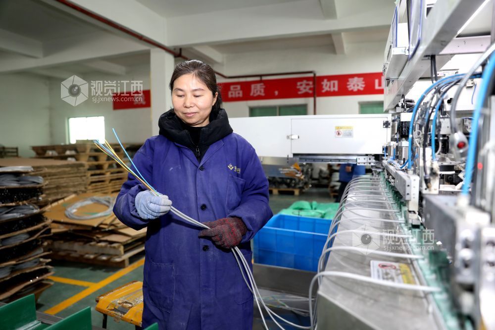 江西峡江:订单足 生产忙(图)