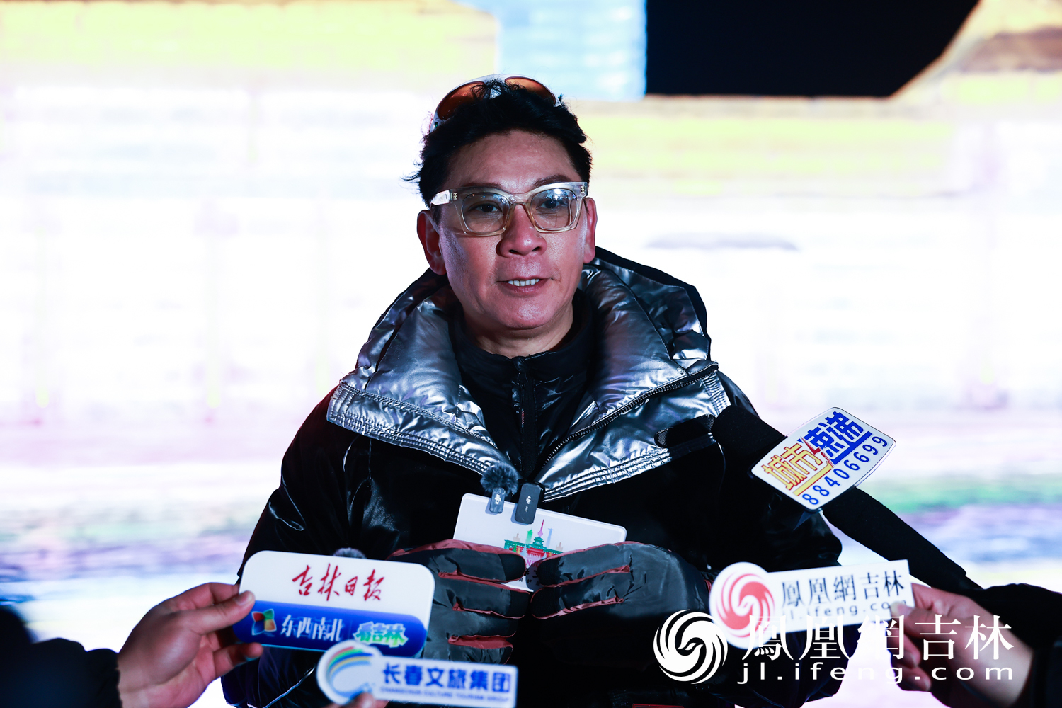 香港演员黄子扬空降长春冰雪新天地
