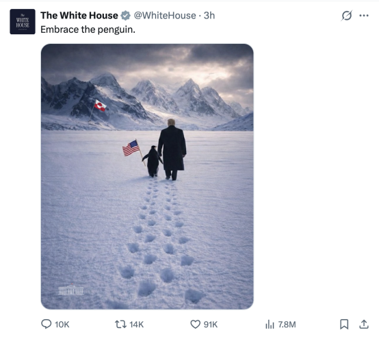 图源:白宫社交账号