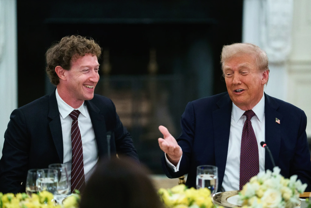 扎克伯格与特朗普