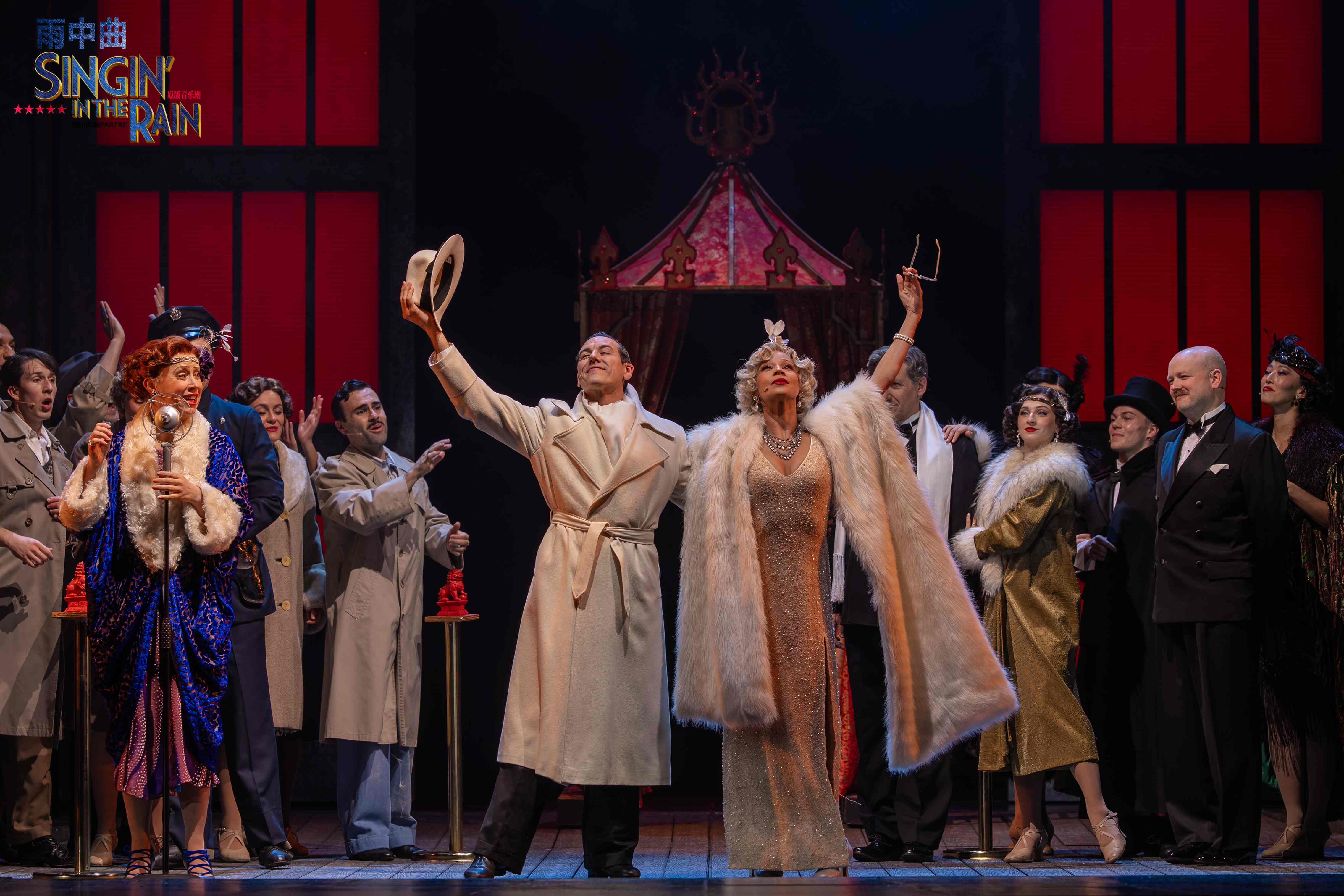 伦敦西区原版音乐剧《雨中曲》主创见面会“雨”众不同