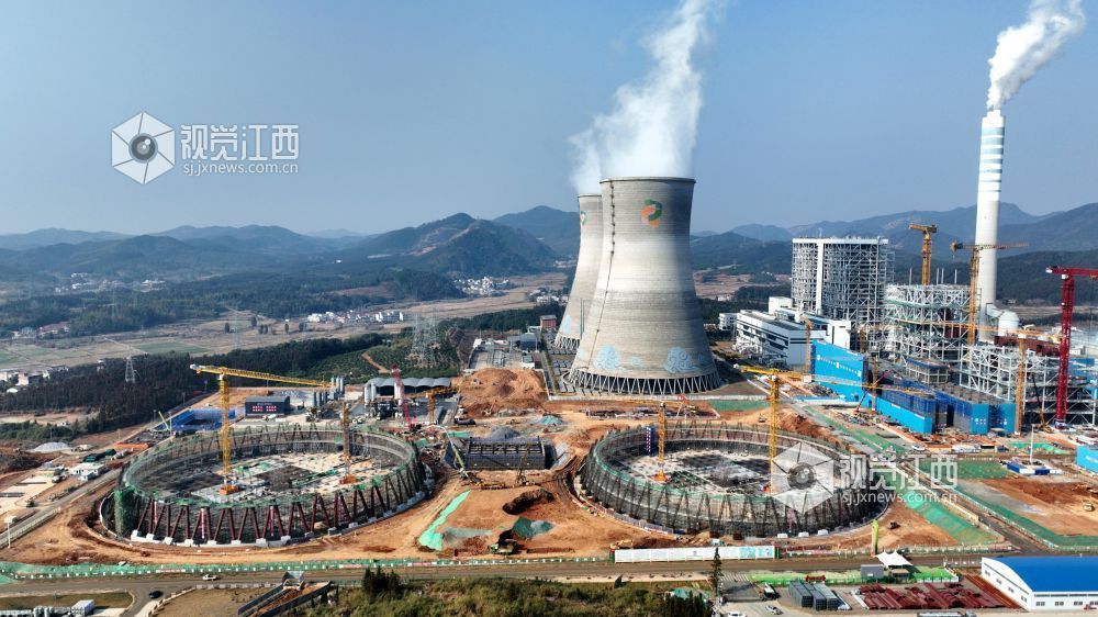 江西分宜:发电厂项目建设正酣(图)