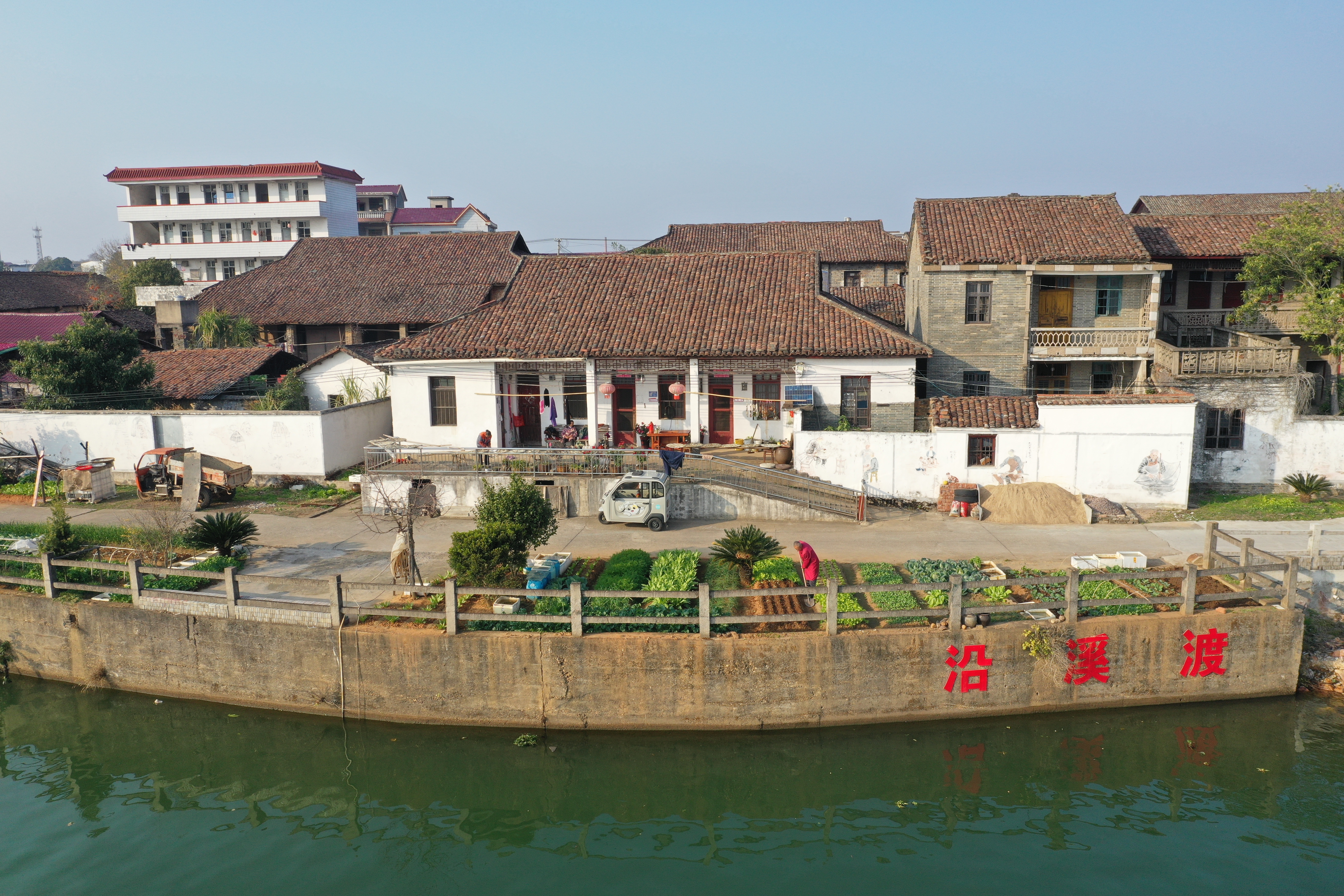 ▲泰和县沿溪渡口。