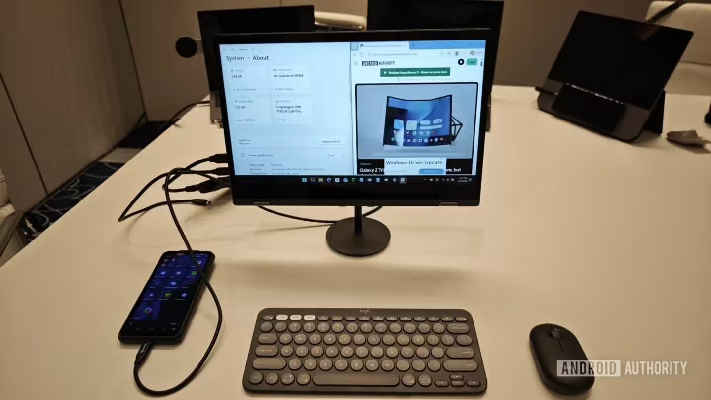 ▲ 手机运行 Windows 11 系统