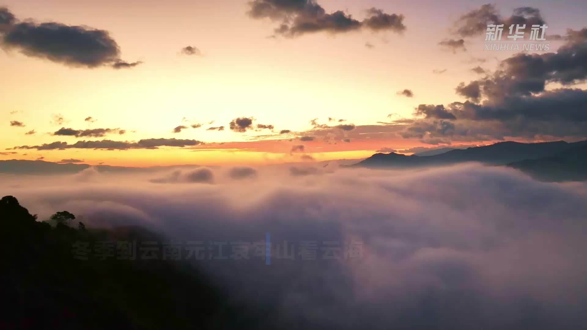 冬季到云南元江哀牢山看云海