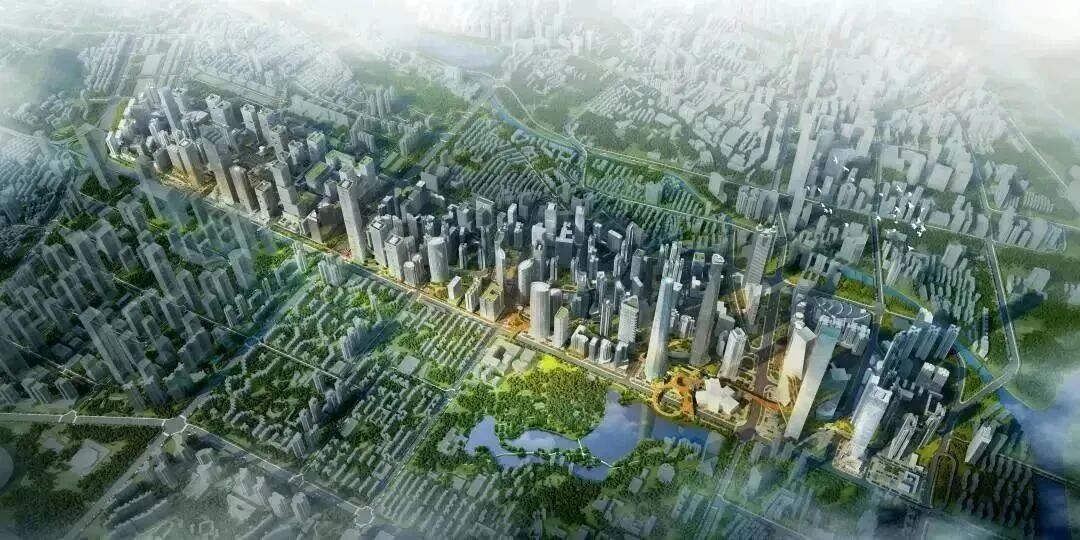 红岭新兴金融产业带效果图