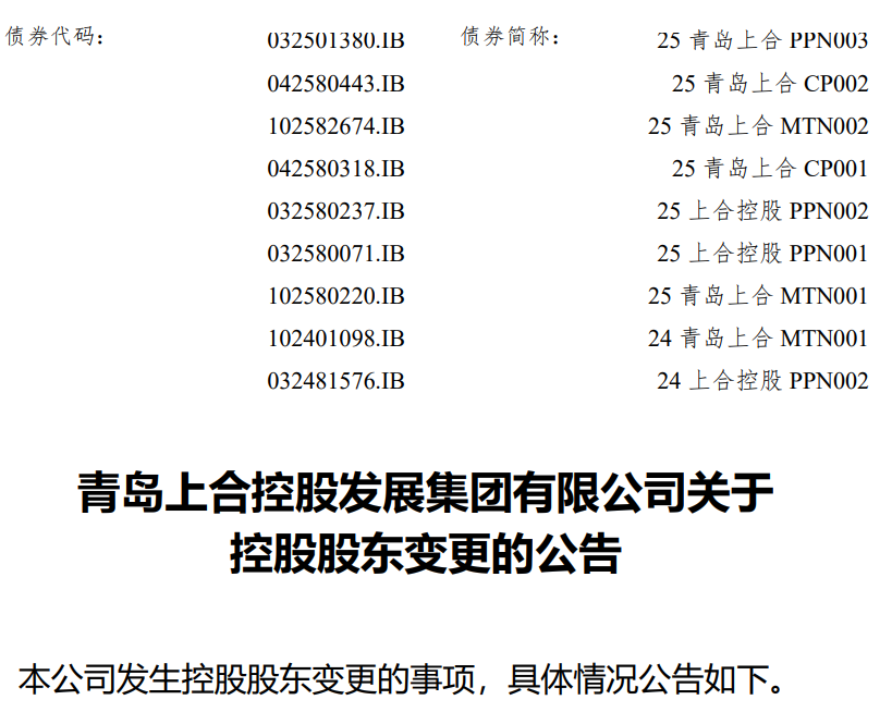 青岛2000亿资产国企，股权无偿划转