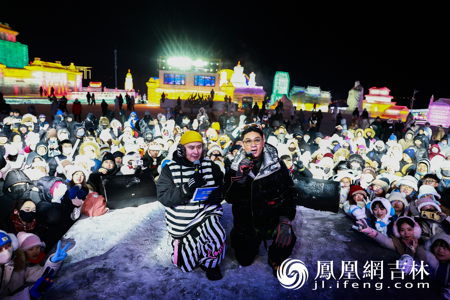 香港演员黄子扬空降长春冰雪新天地