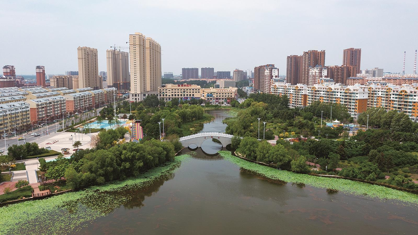 海绵城市改造后的幸福公园。