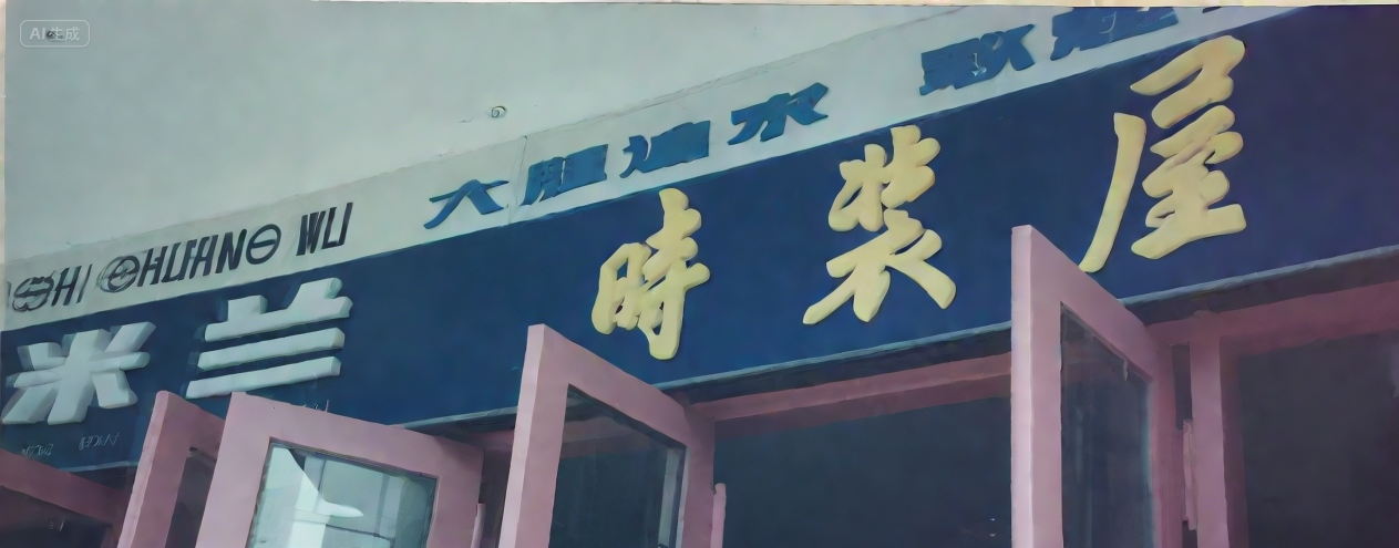 ▲1989年,徐建成在射阳县创办的米兰时装屋