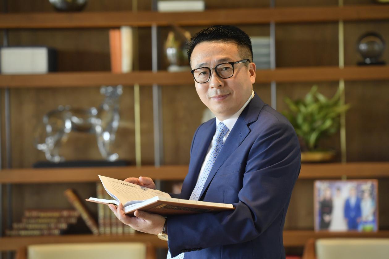 ▲绿叶科技集团董事长徐建成