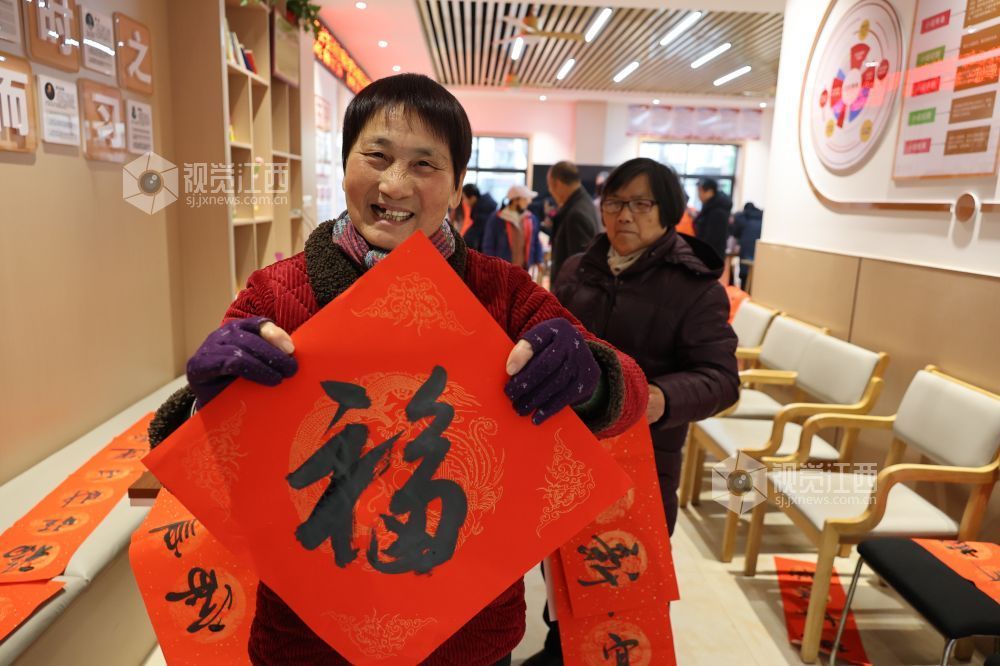 江西新余：“福”到社区居民乐（图）