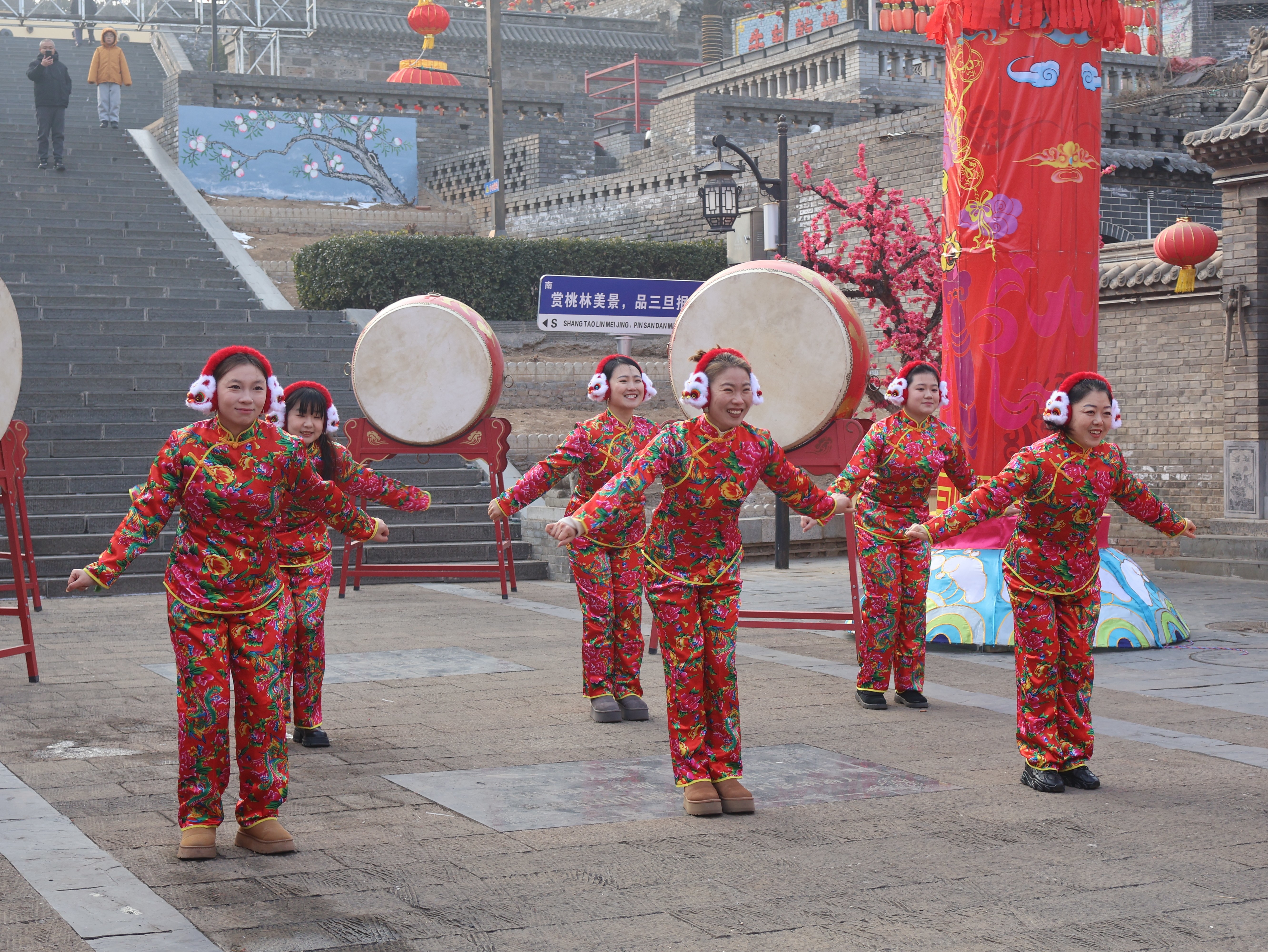 阳泉桃林沟村民俗表演