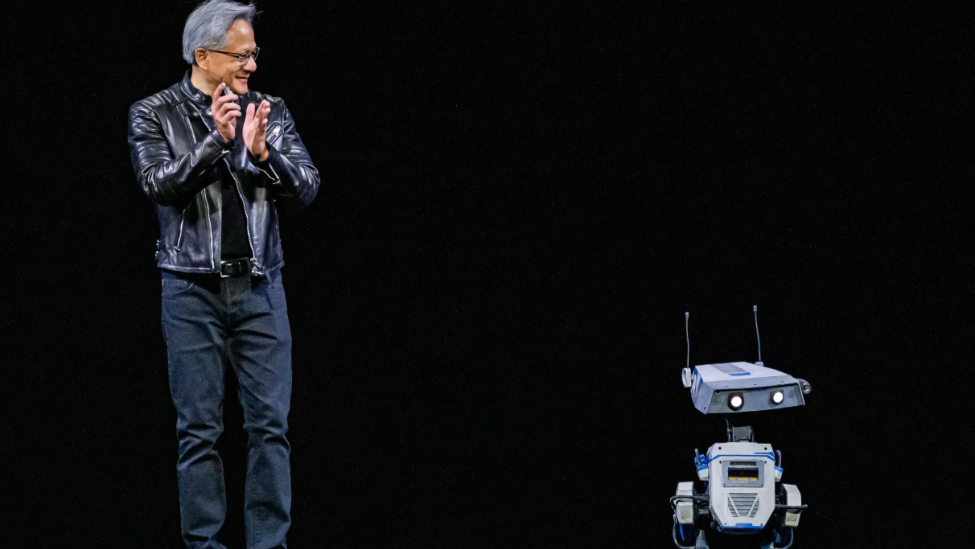 黄仁勋与英伟达机器人