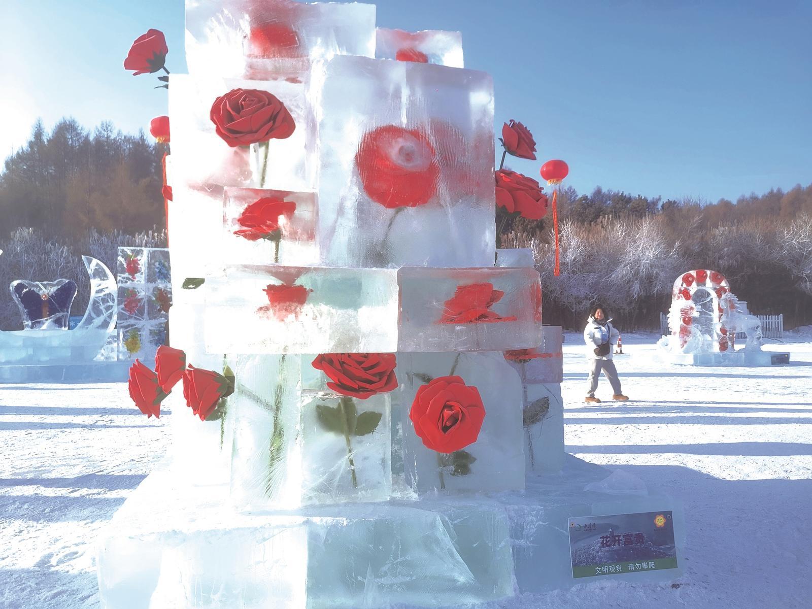 冰封玫瑰